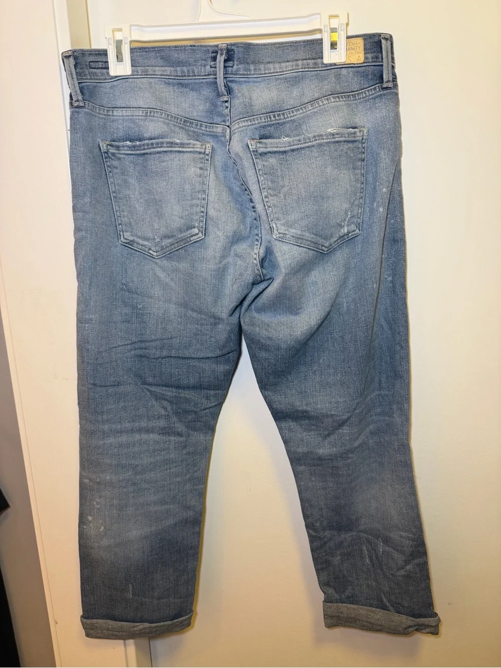 Citizen of Humanity- Slim Boyfriend Emerson- Distressed Light Blue Women’s Jeans